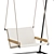 Outdoor Swing Seat Nautic Style 3D model small image 3