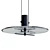 Sleek Delumina Glass Pendant Lamp 3D model small image 1