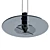 Sleek Delumina Glass Pendant Lamp 3D model small image 5