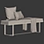 Dandy Gaspard Bench by Sarah Lavoine 3D model small image 7