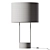 Modern Industrial Outline Table Lamp 3D model small image 3