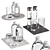 Modern Tableware Set NG4 3D model small image 1