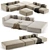 Luxurious Sofa Design by Tuo 3D model small image 2