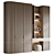 Kushi Decor Wardrobe with Various Inserts 3D model small image 4