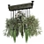 Metal Box Hanging Plants Set 3D model small image 1