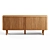 Modern 2-Door Sideboard Set 3D model small image 3