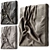 Fabric Folds Wall Panel Set 3D model small image 6