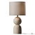 Modern Minimalist Nude Table Lamp 3D model small image 1