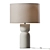 Modern Totem Ceramic Table Lamp 3D model small image 1