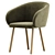 Sleek Modern Nasu Armchair 3D model small image 3