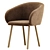 Sleek Modern Nasu Armchair 3D model small image 4