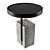 Industrial Concrete Twist Side Table 3D model small image 4