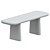 Elegant Nera Dining Bench 3D model small image 4