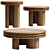 Circle Modular Coffee Tables 3D model small image 4