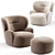 Modern Armchair Gervasoni Design 3D model small image 6