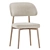 Modern Hyde Dining Chair Collection 3D model small image 1