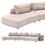 Elegant Holden Curvo Sofa  3D model small image 2
