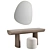 Elegant Console Table Set 02 3D model small image 1