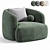 Marac Fabric Armchair Aland 2015 3D model small image 3