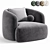 Marac Fabric Armchair Aland 2015 3D model small image 5