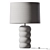 Minimalist Modern Glass Table Lamp 3D model small image 2