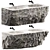 Custom Stone Wash Basin Set 3D model small image 1