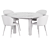 Modern Dining Set 77 Table 3D model small image 3