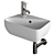 Swiss Madison Wall Mount Sink 3D model small image 1