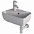 Swiss Madison Wall Mount Sink 3D model small image 2