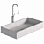 Rectangular White Vessel Sink - MD Bath 3D model small image 2