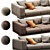 Modern Minotti Dylan Sofa Set 3D model small image 2