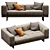 Modern Minotti Dylan Sofa Set 3D model small image 3