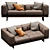 Modern Minotti Dylan Sofa Set 3D model small image 4
