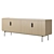 Elegant 4-Door Sideboard - MAISONS DU MONDE 3D model small image 2