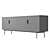 Elegant 4-Door Sideboard - MAISONS DU MONDE 3D model small image 5