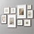 Assorted Picture Frames Set Collection 3D model small image 3