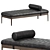 Elegant Anacapa Leather Bench 3D model small image 1