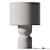 Modern Cement Table Lamp 3D model small image 2