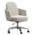 Vega Ergonomic Desk Chair 3D model small image 1