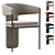 Modern Dining Chair Set Palazzo 3D model small image 2