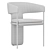 Modern Dining Chair Set Palazzo 3D model small image 7