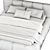  Italian Tufty Bed Model (3dsmax2017 +obj) 3D model small image 4