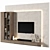 Sleek TV Wall Unit 124 3D model small image 1