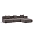 Bergen Modular Sofa Set 3D model small image 2