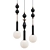 Berton Design Pendant Light 3D model small image 2