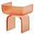 Modern Resin Chair by Poggiolli 3D model small image 2