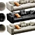 Contemporary Minotti Dylan Sofa Set 3D model small image 2
