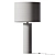 Modern Concrete Table Lamp in Gray 3D model small image 2