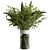 Fresh Green Branch Bouquet 3D model small image 1