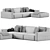 Weilai Concept Lynnbrook Sofa 3D model small image 4
